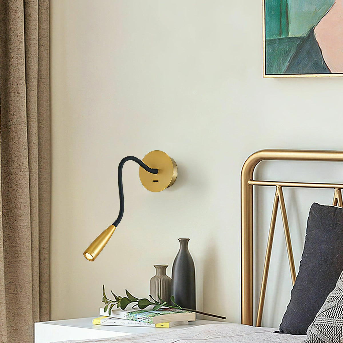 Rivanelle lampada da parete moderna minimalista con spina