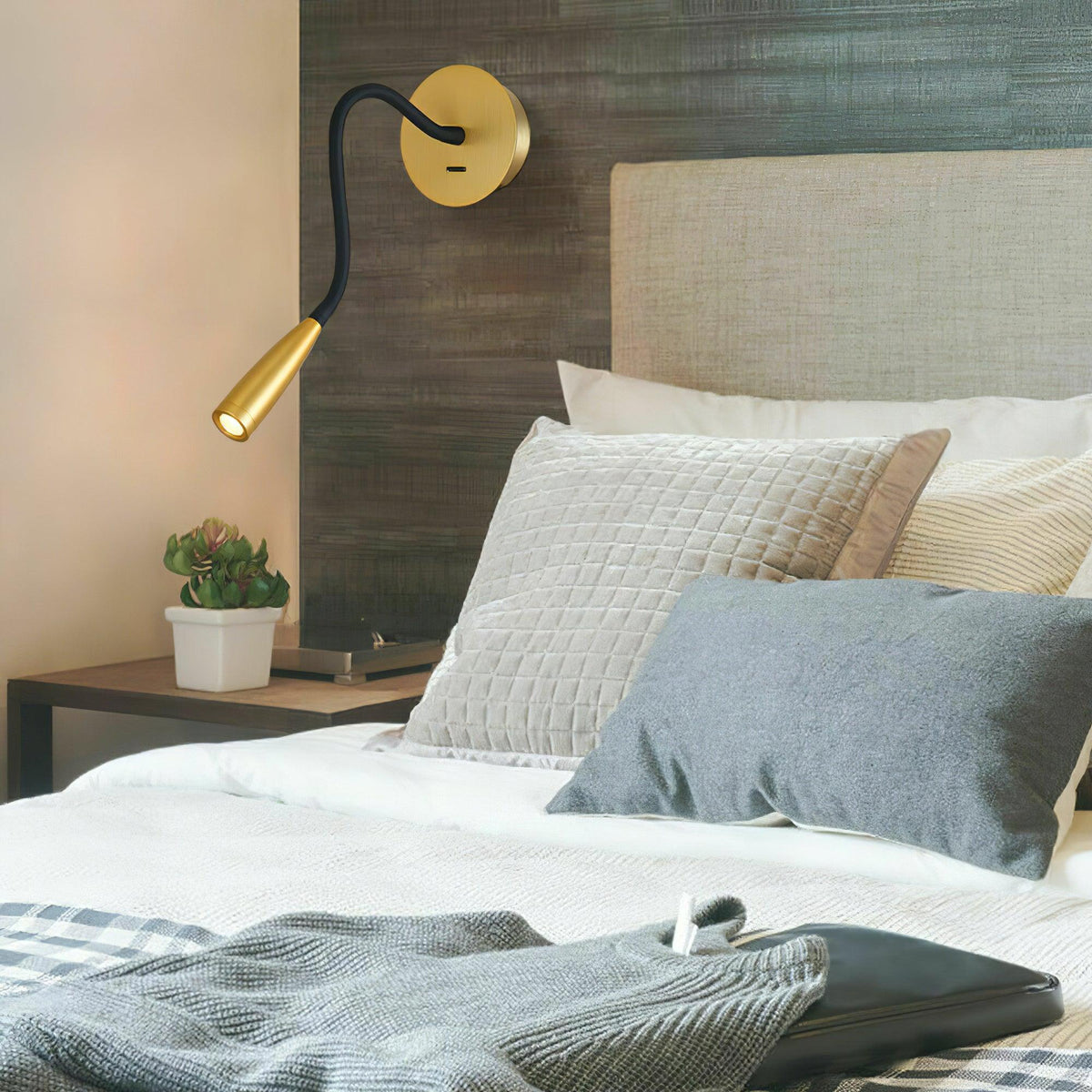 Rivanelle lampada da parete moderna minimalista con spina