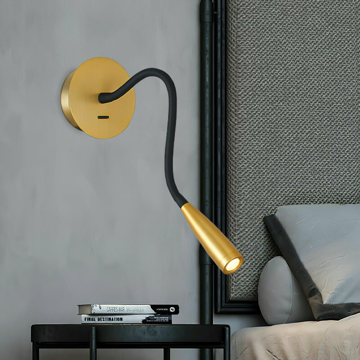 Rivanelle lampada da parete moderna minimalista con spina