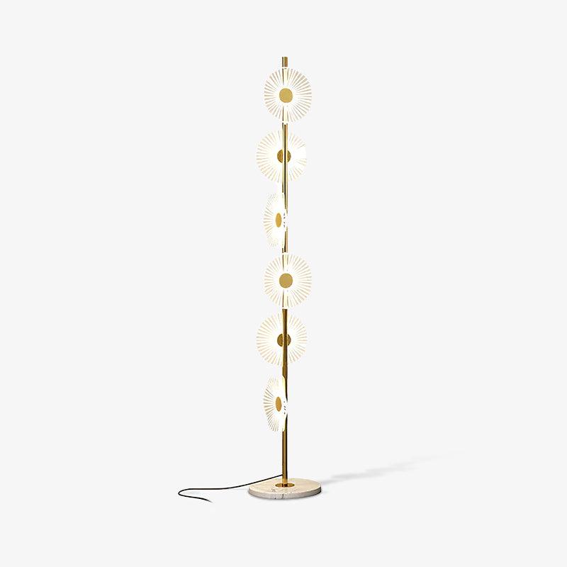 Petaira lampada da terra in marmo lusso