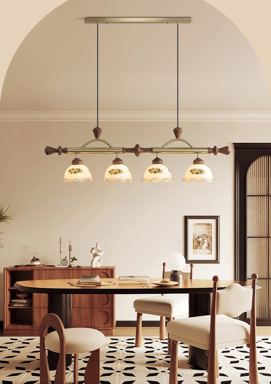 Valcrest lampada a sospensione con motivo floreale multicolore