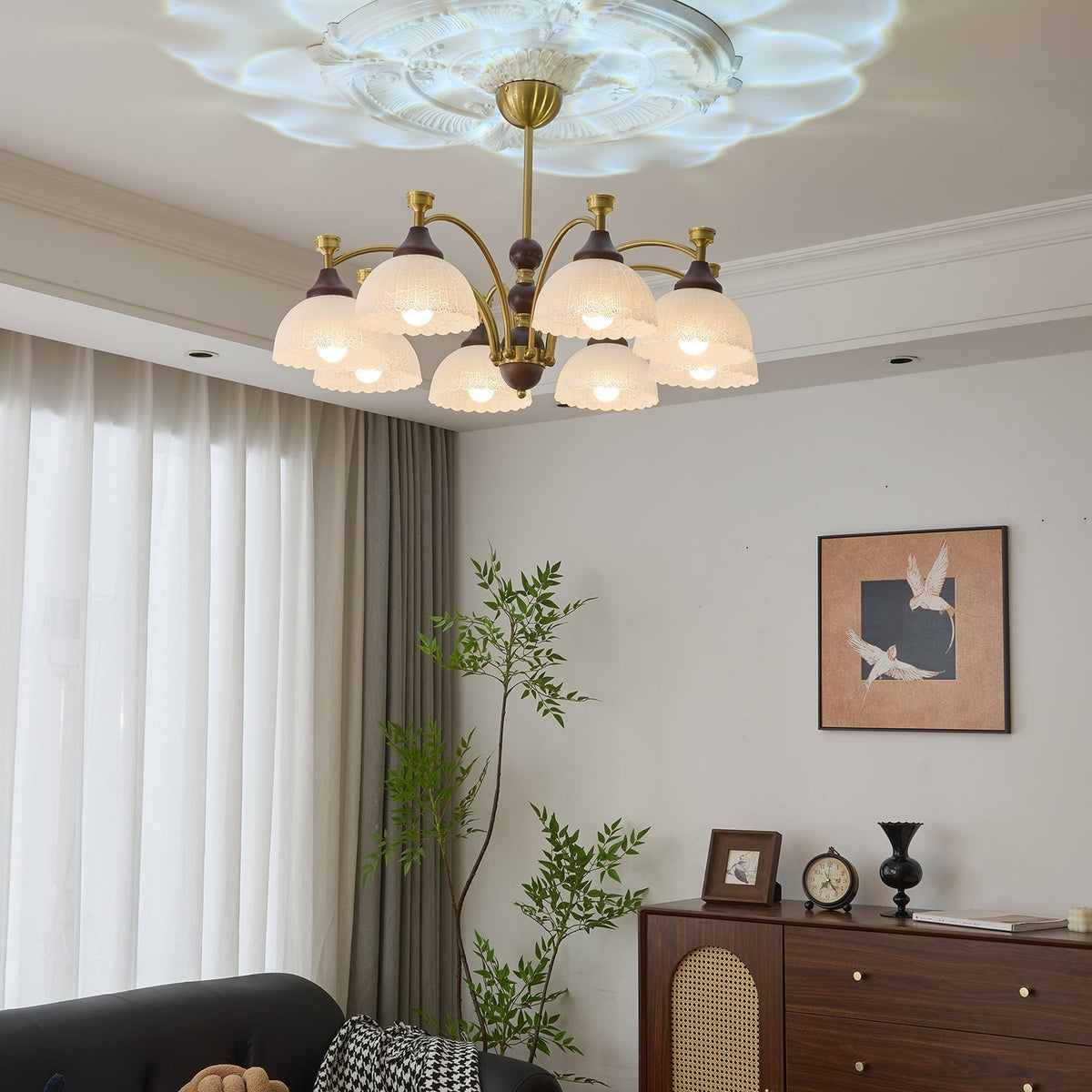 Vosolir lampadario Eleganza Tradizionale in legno