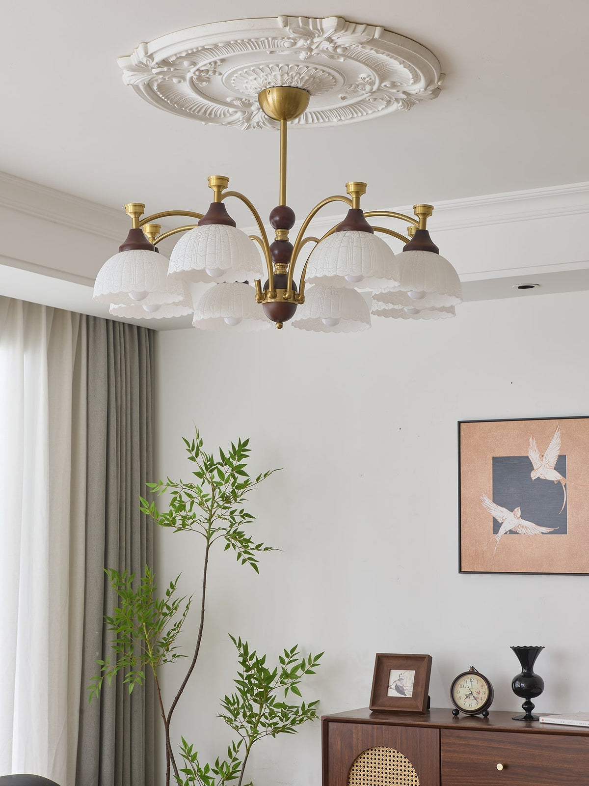 Vosolir lampadario Eleganza Tradizionale in legno