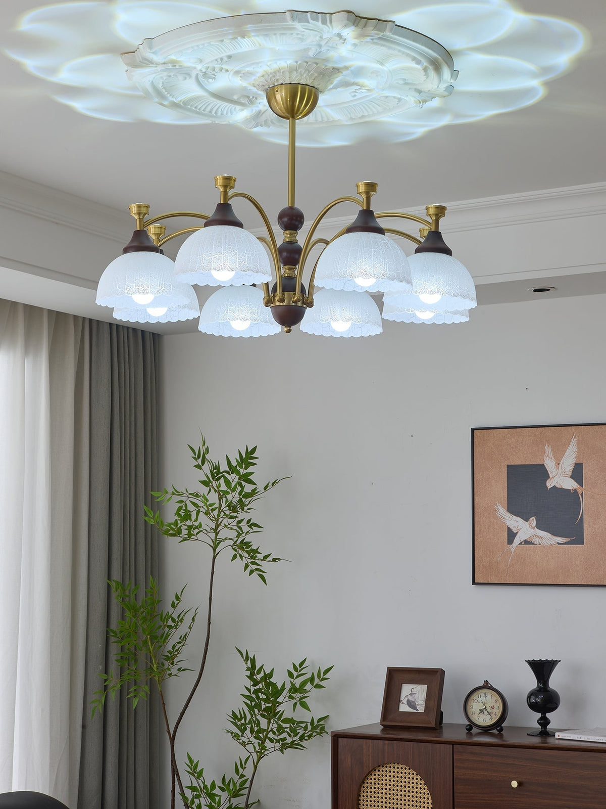 Vosolir lampadario Eleganza Tradizionale in legno