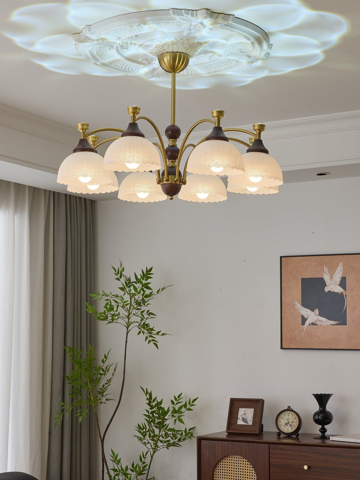 Vosolir lampadario Eleganza Tradizionale in legno
