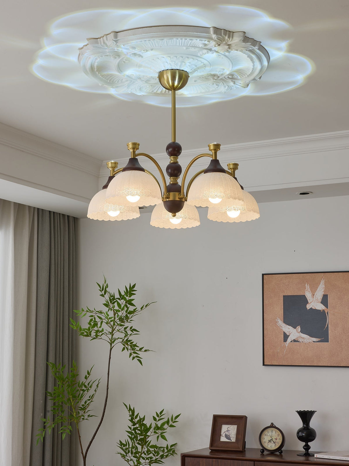 Vosolir lampadario Eleganza Tradizionale in legno