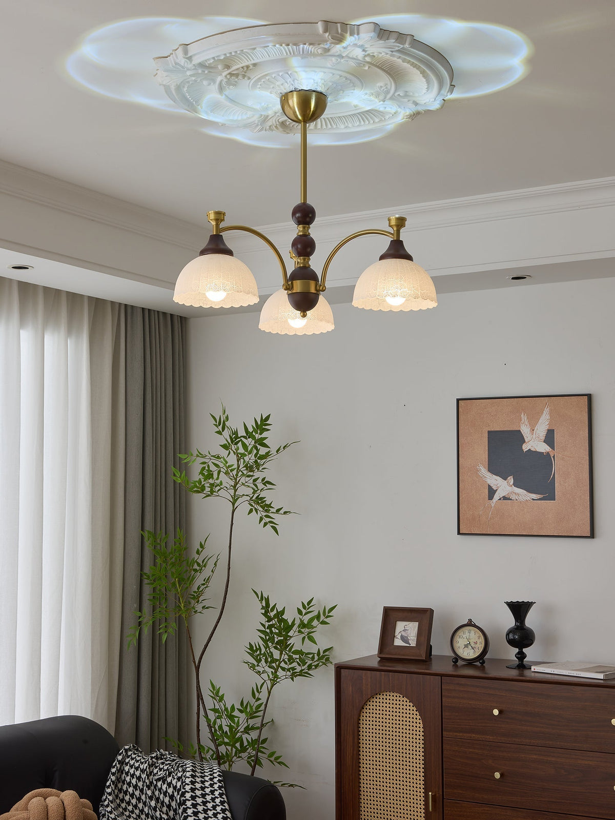 Vosolir lampadario Eleganza Tradizionale in legno