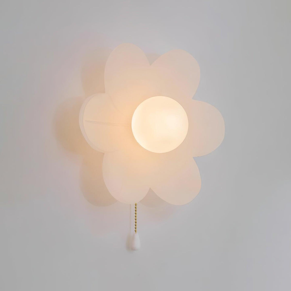 Bov Nordic Art fiori in resina lampada da parete