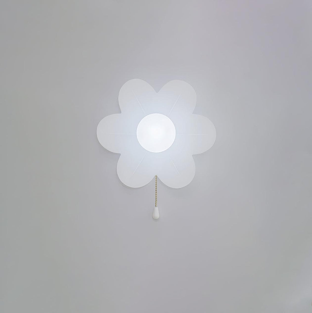 Bov Nordic Art fiori in resina lampada da parete