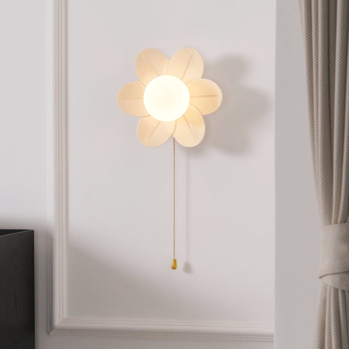 Bov Nordic Art fiori in resina lampada da parete