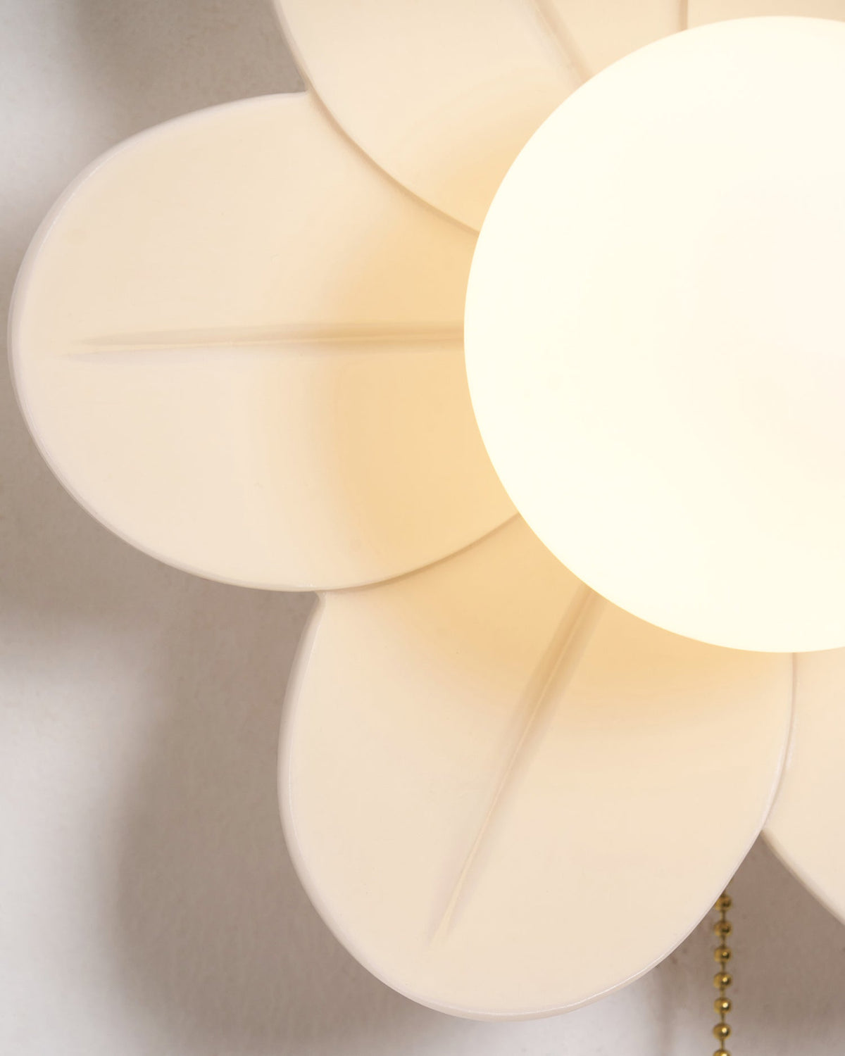Bov Nordic Art fiori in resina lampada da parete