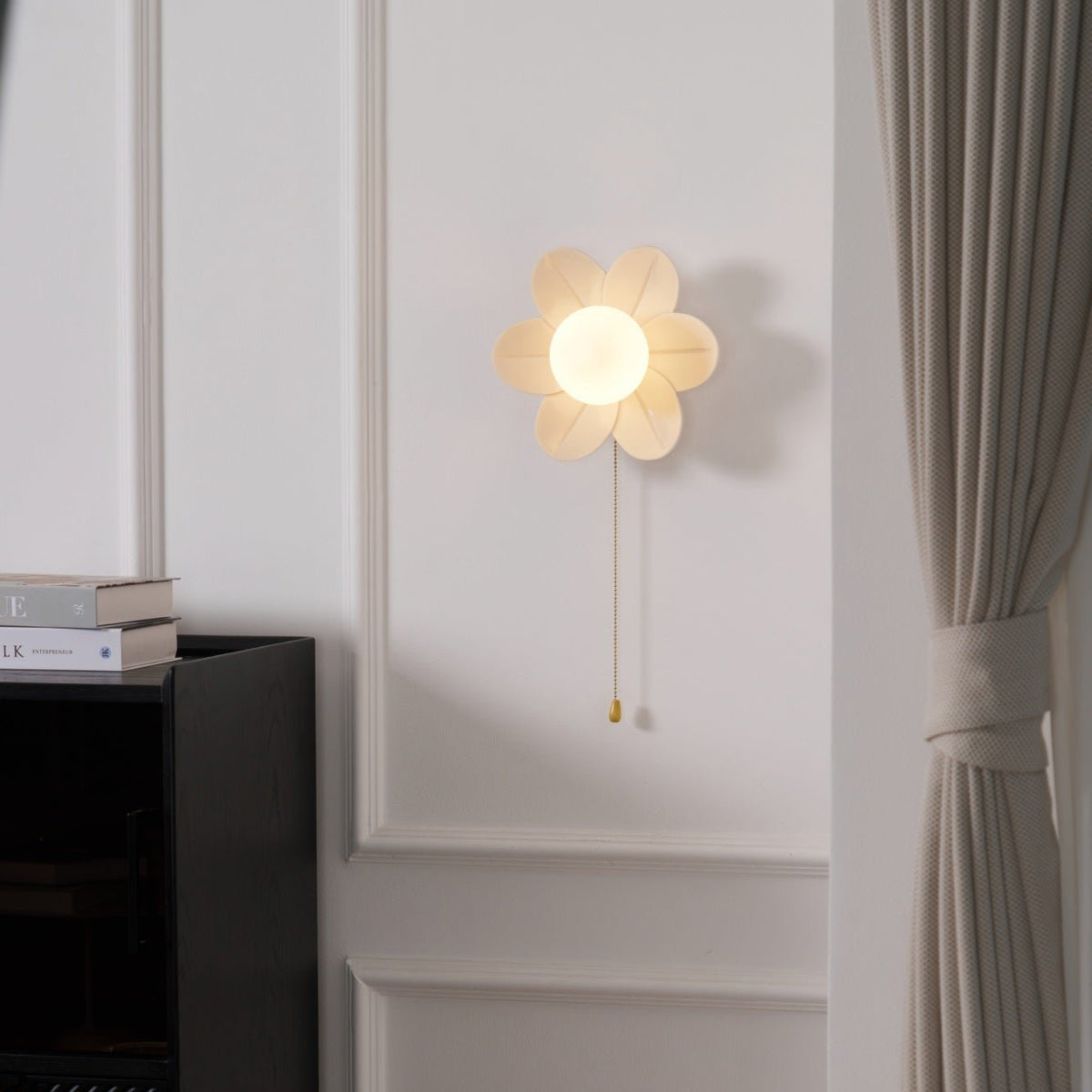 Bov Nordic Art fiori in resina lampada da parete
