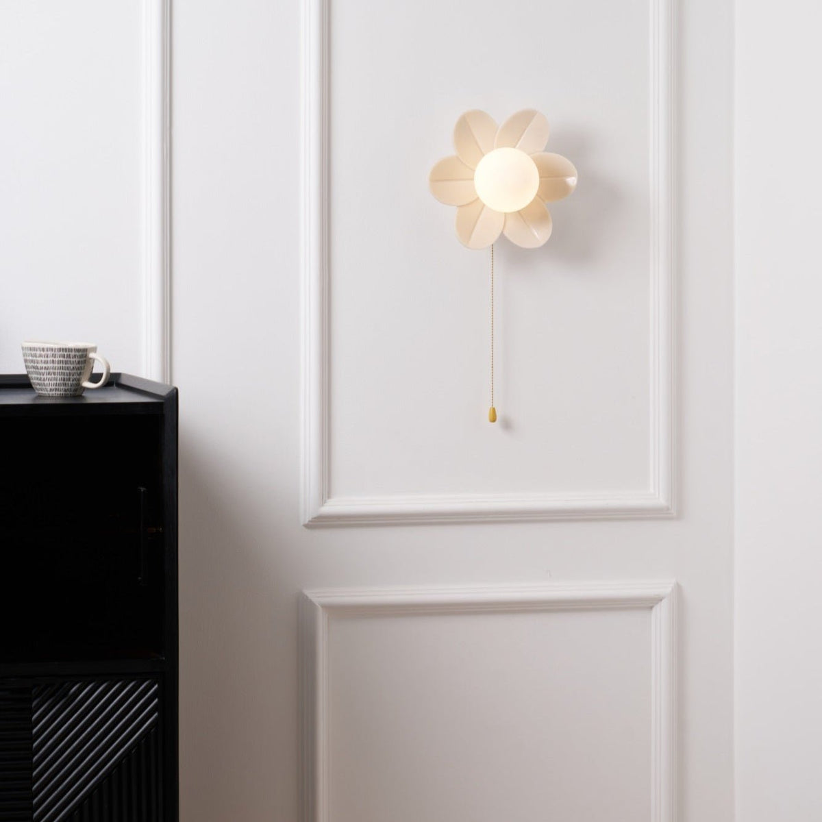 Bov Nordic Art fiori in resina lampada da parete