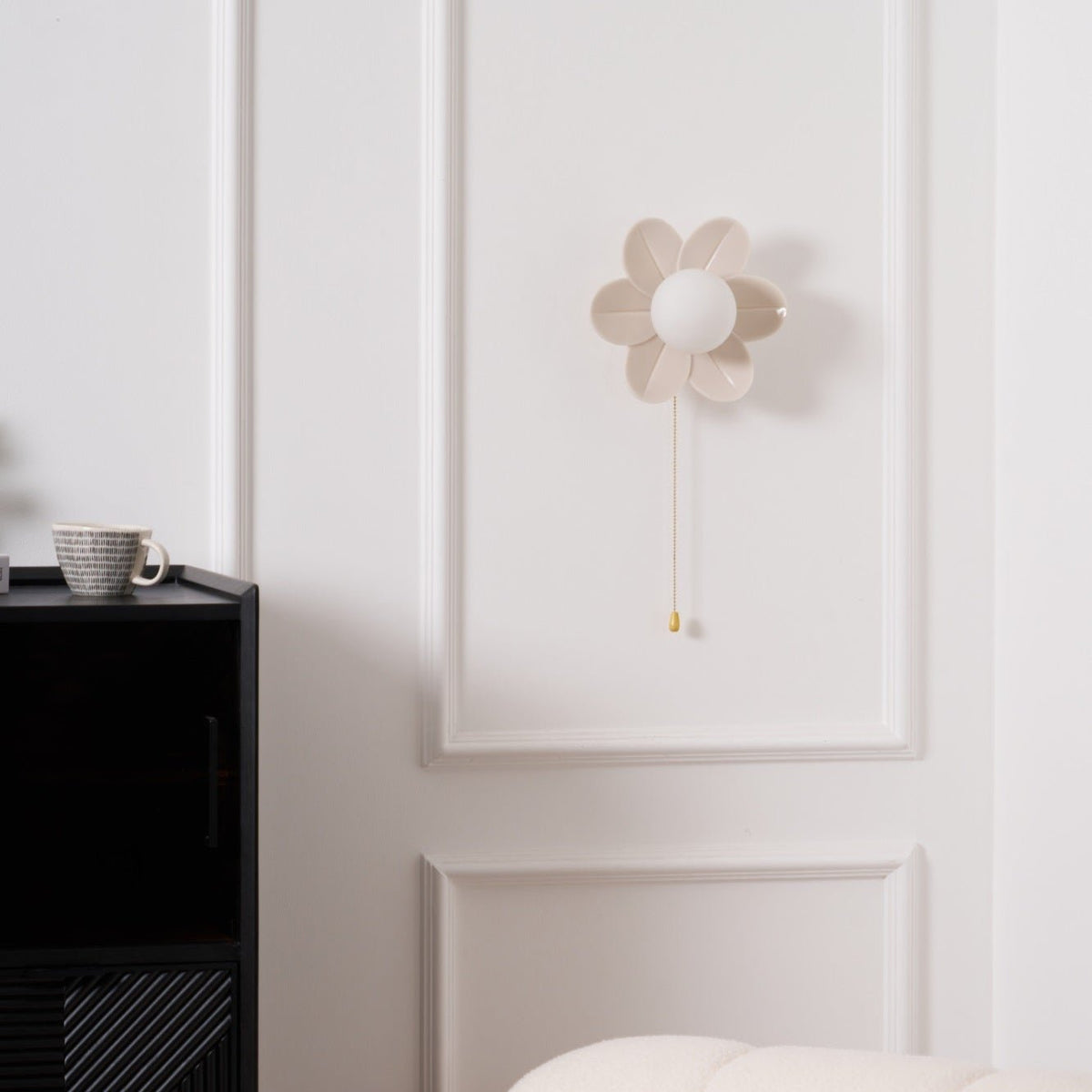 Bov Nordic Art fiori in resina lampada da parete
