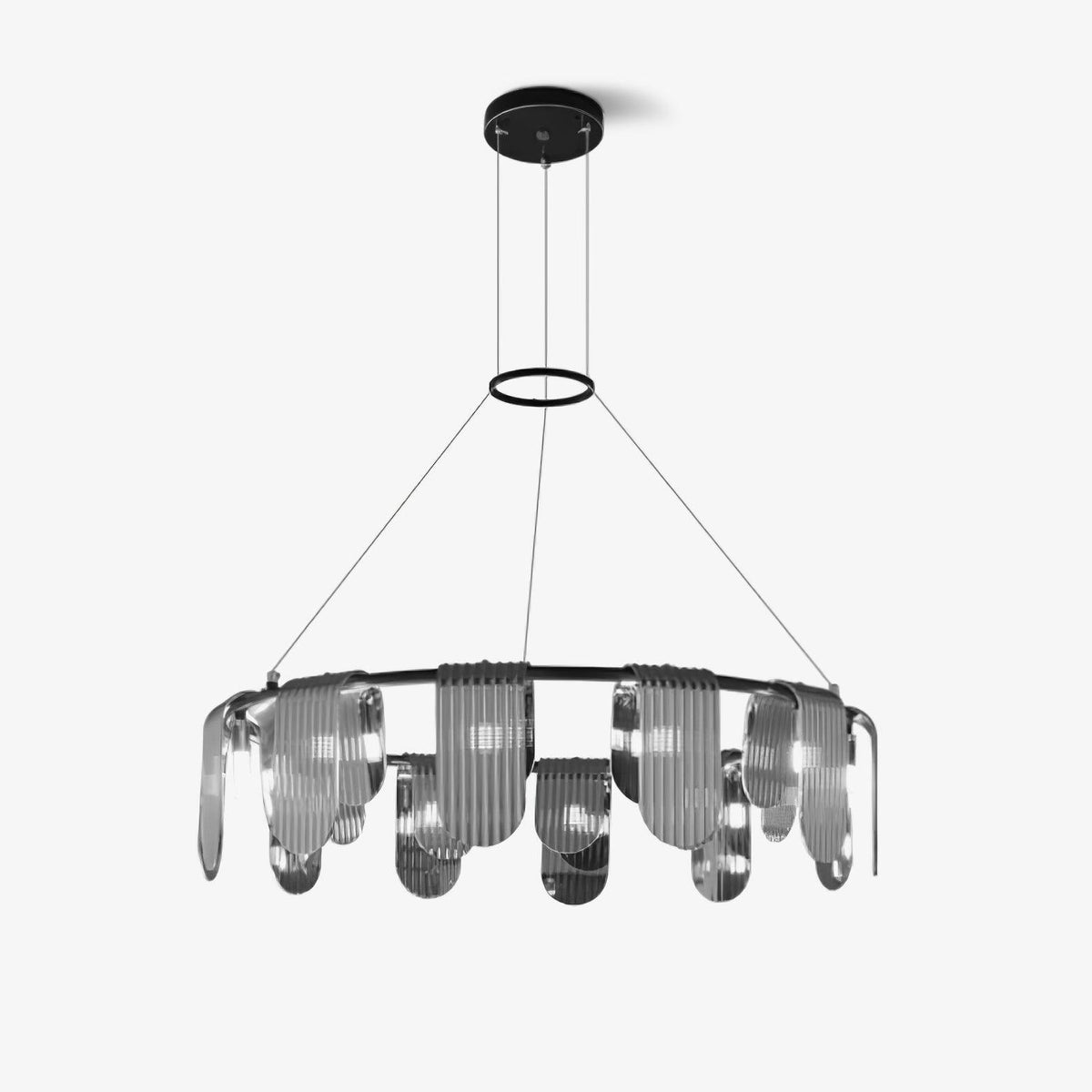 Celorella lampadario in vetro moderno