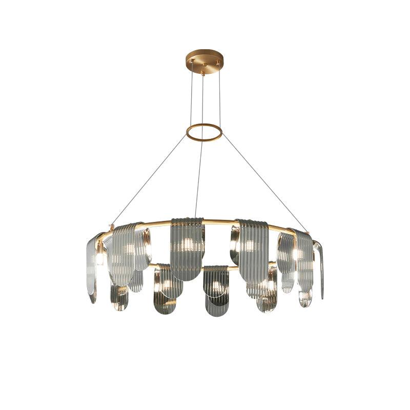 Celorella lampadario in vetro moderno