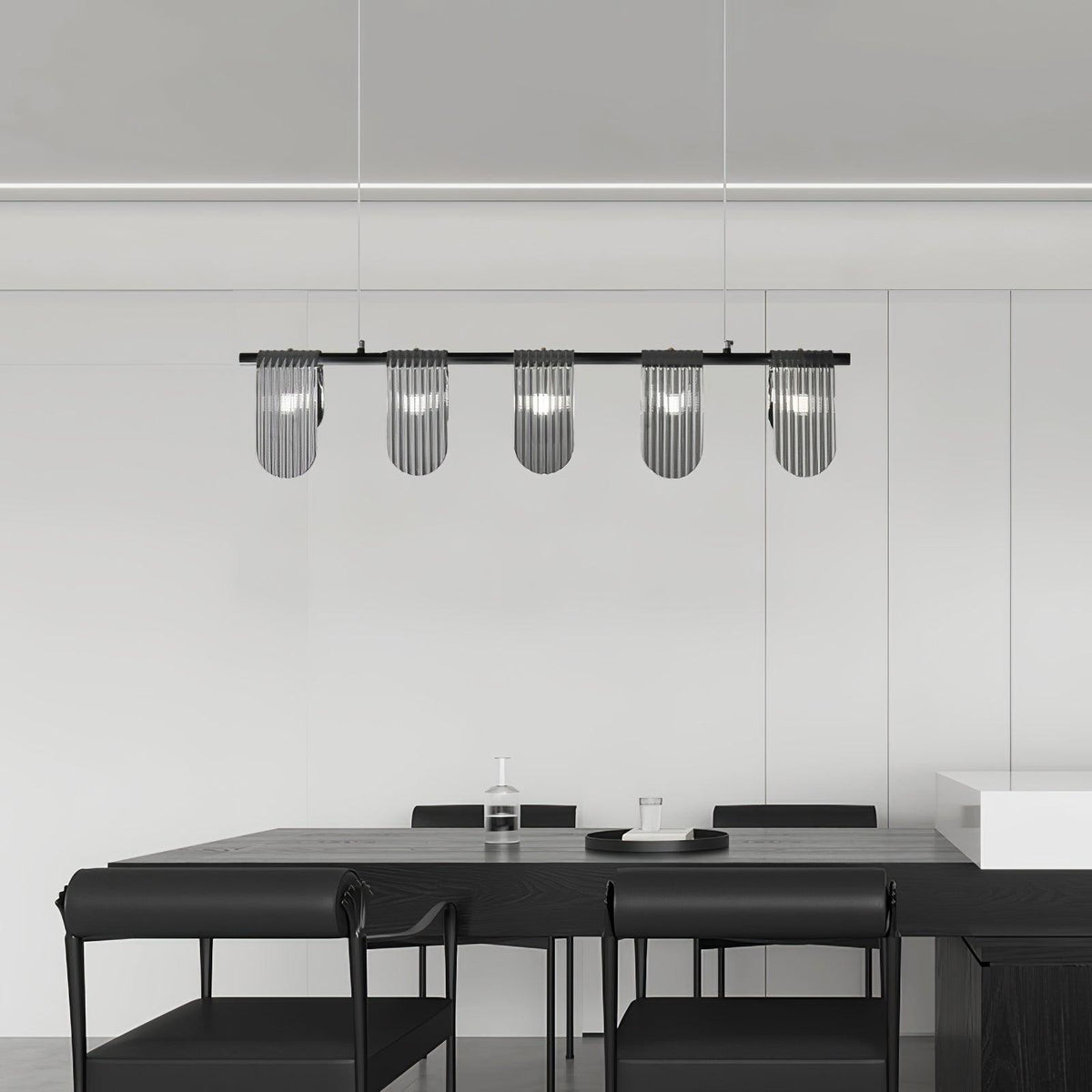 Celorella lampadario in vetro moderno