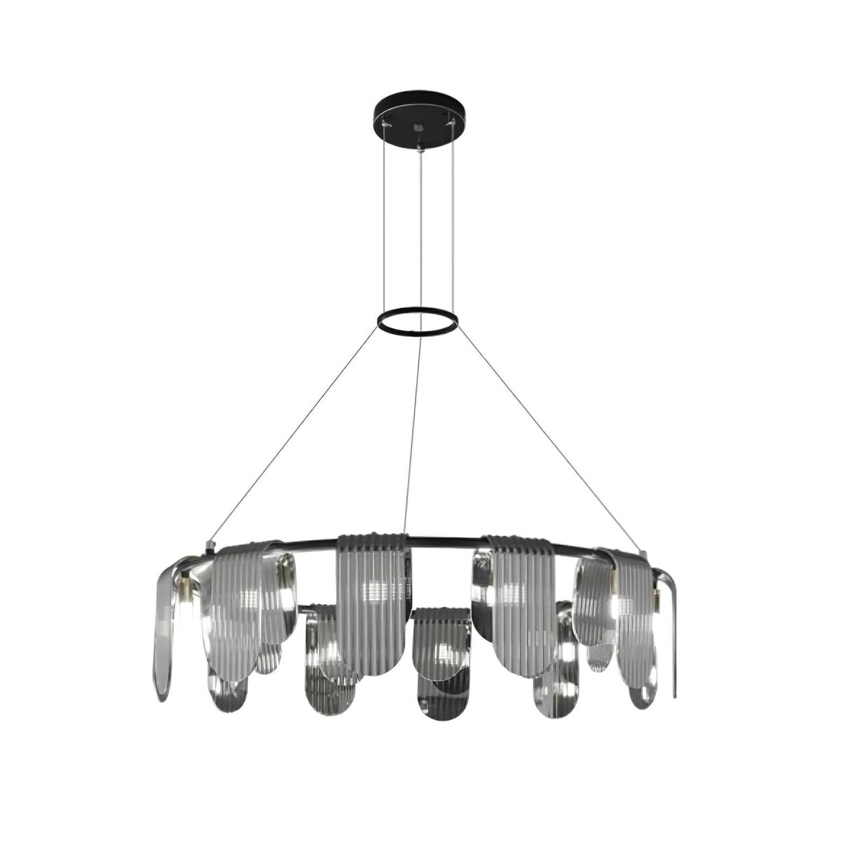 Celorella lampadario in vetro moderno