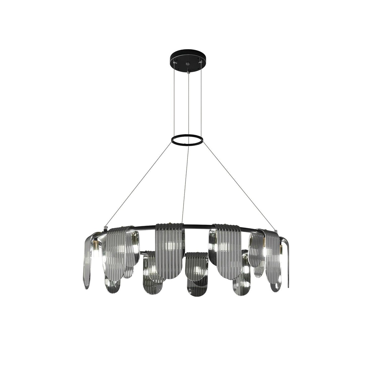 Celorella lampadario in vetro moderno