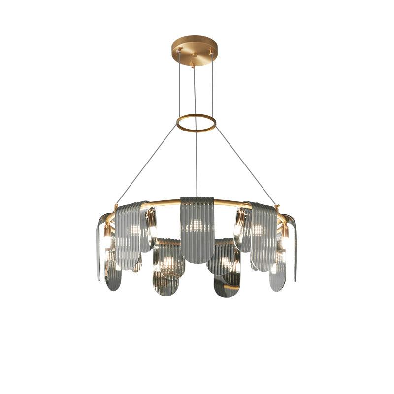 Celorella lampadario in vetro moderno