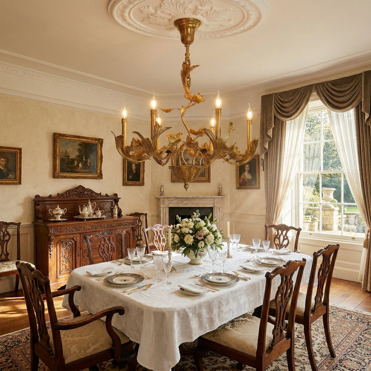 Aurelios lampadario in ottone