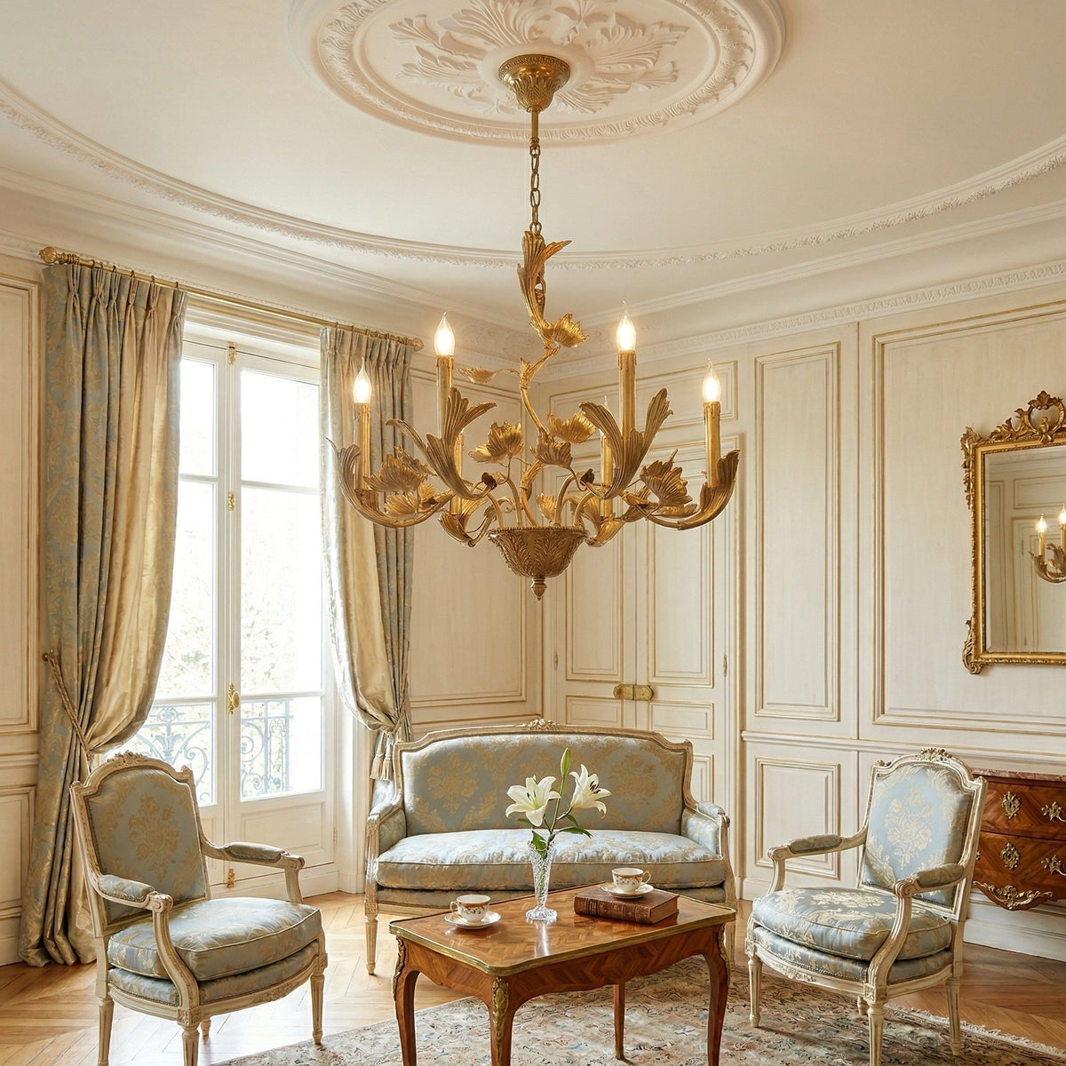 Aurelios lampadario in ottone