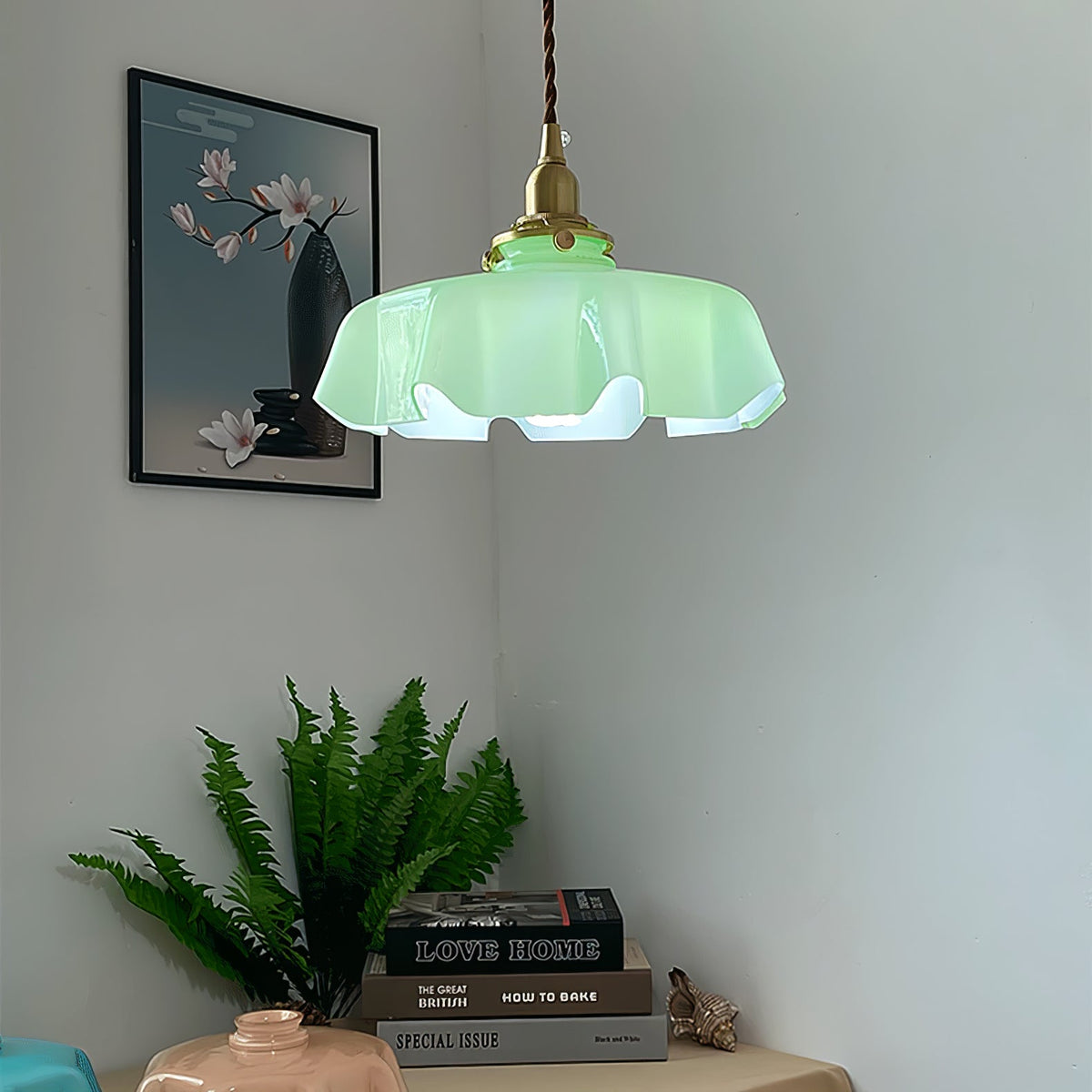 Liorivora lampada a sospensione fiore Francese per sala da pranzo