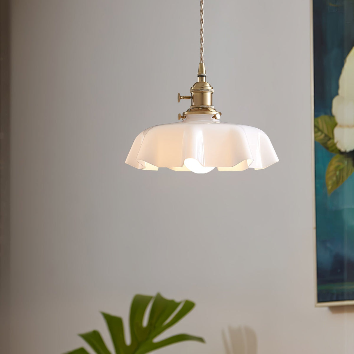 Liorivora lampada a sospensione fiore Francese per sala da pranzo