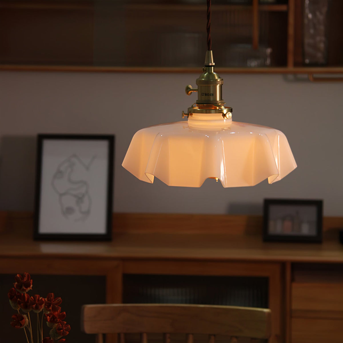 Liorivora lampada a sospensione fiore Francese per sala da pranzo