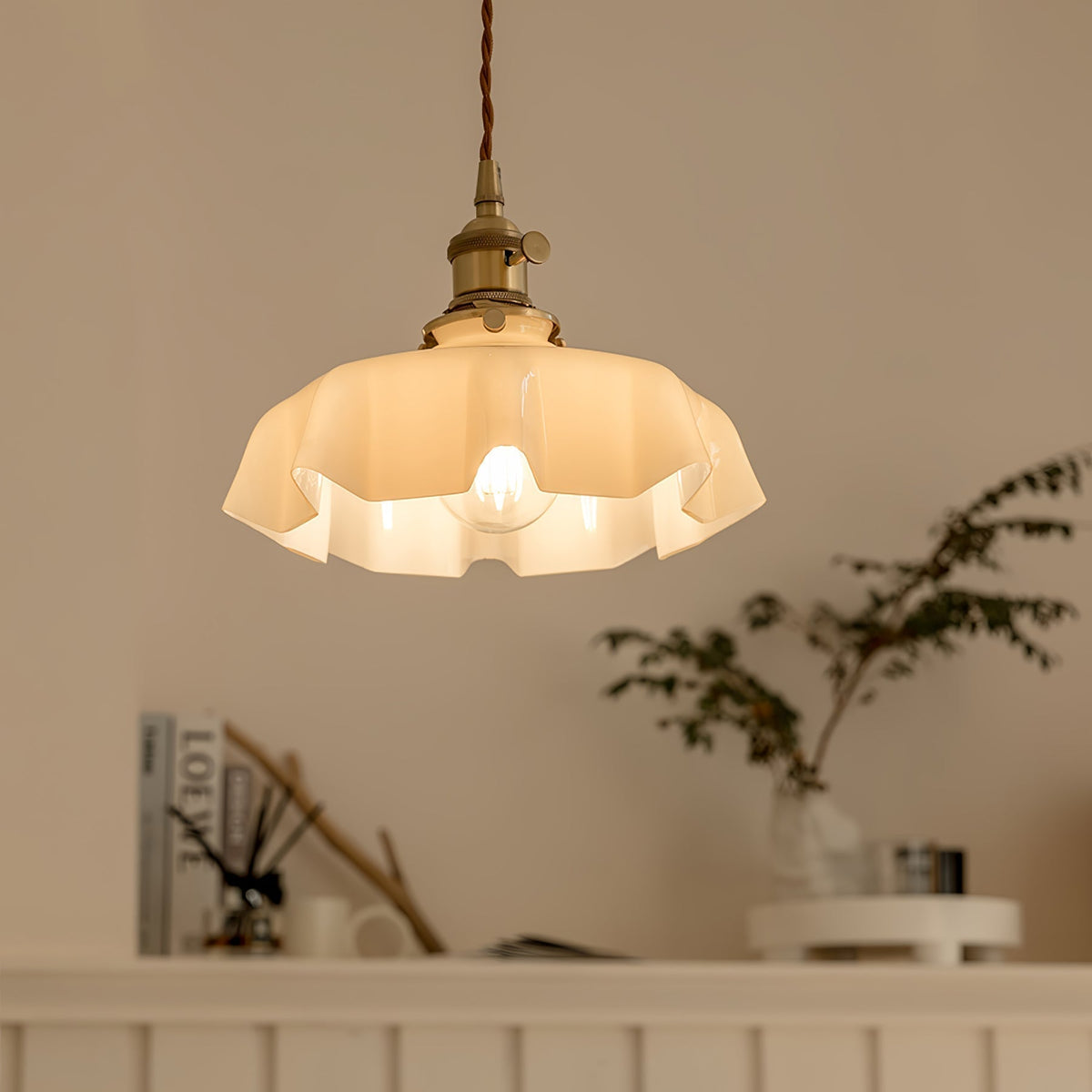 Liorivora lampada a sospensione fiore Francese per sala da pranzo