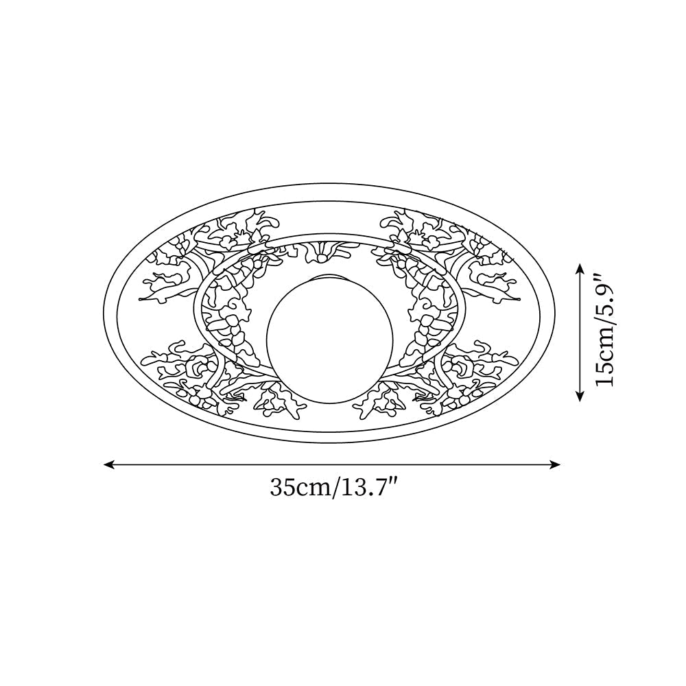 Lace lampada da soffitto