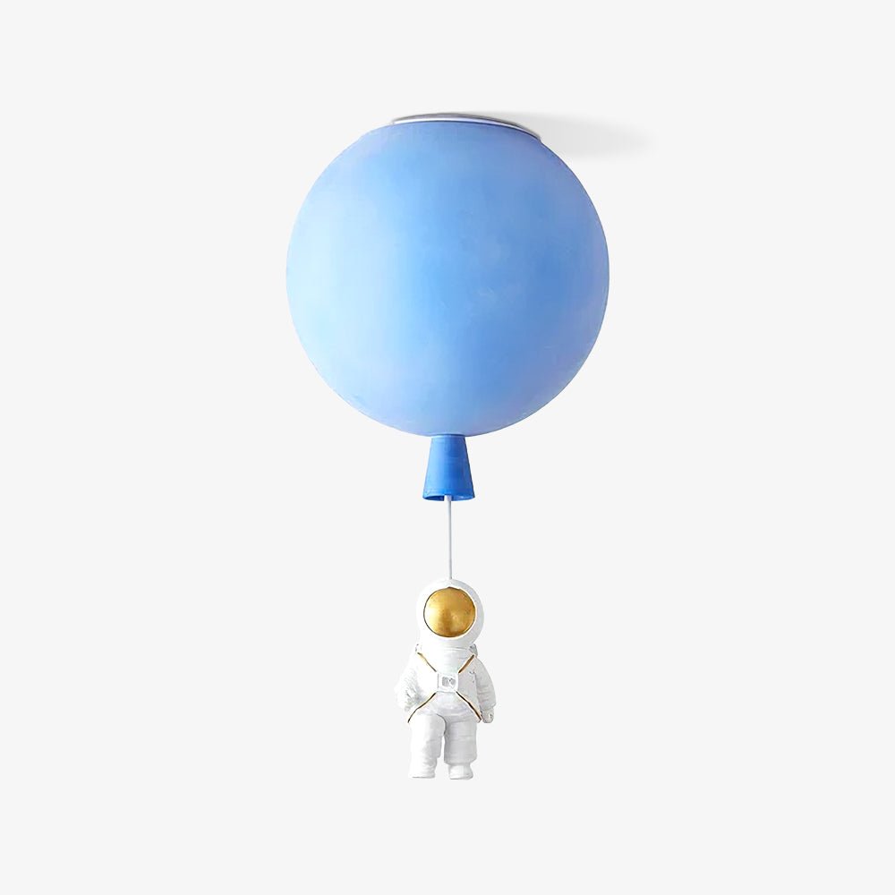 Nirerira lampada da soffitto Acrilico Palloncino Astronaut Divertente per camera dei Bambini a globo