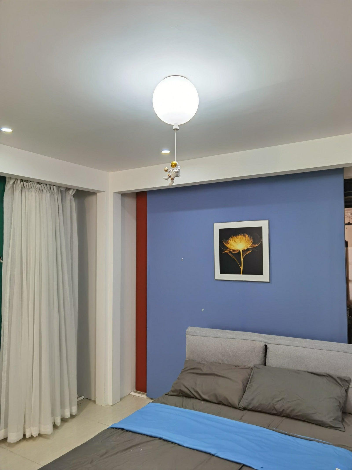 Nirerira lampada da soffitto Acrilico Palloncino Astronaut Divertente per camera dei Bambini a globo