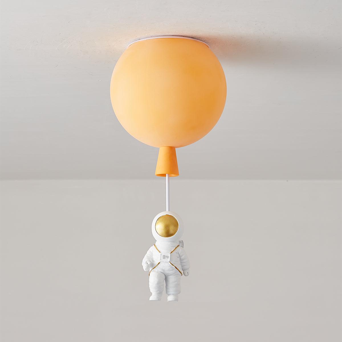 Nirerira lampada da soffitto Acrilico Palloncino Astronaut Divertente per camera dei Bambini a globo