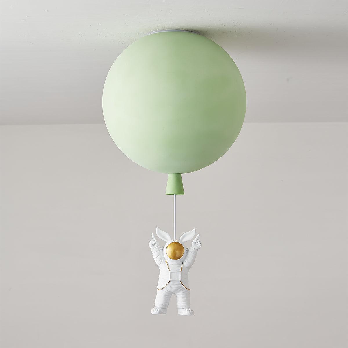Nirerira lampada da soffitto Acrilico Palloncino Astronaut Divertente per camera dei Bambini a globo