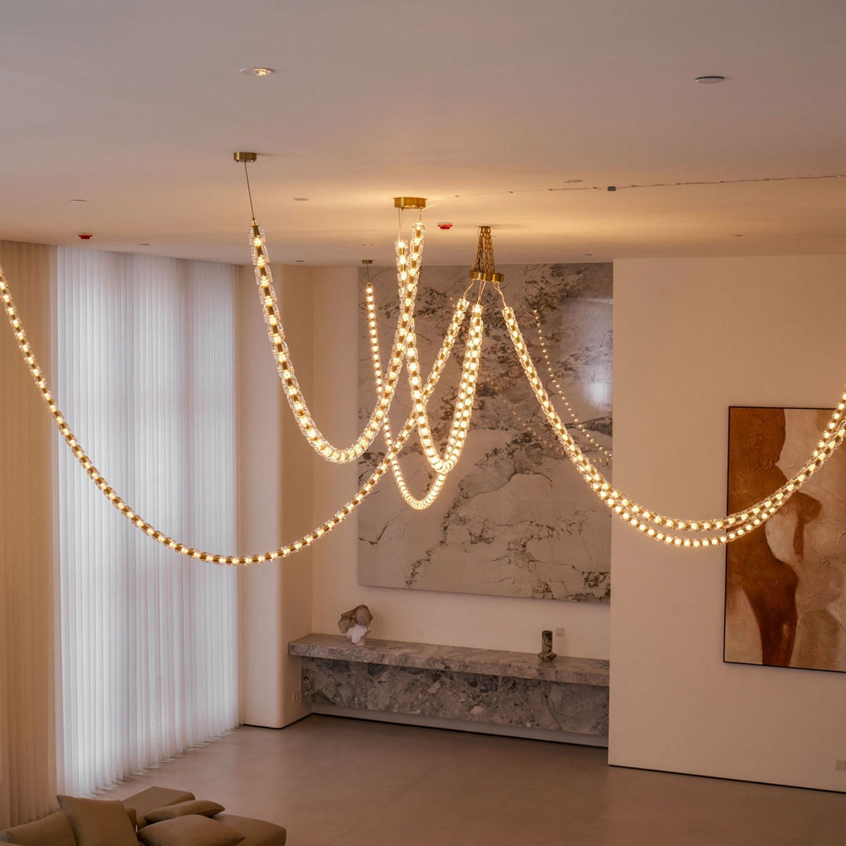 Nexus Oro lampadario in cristallo - 元字段测试
