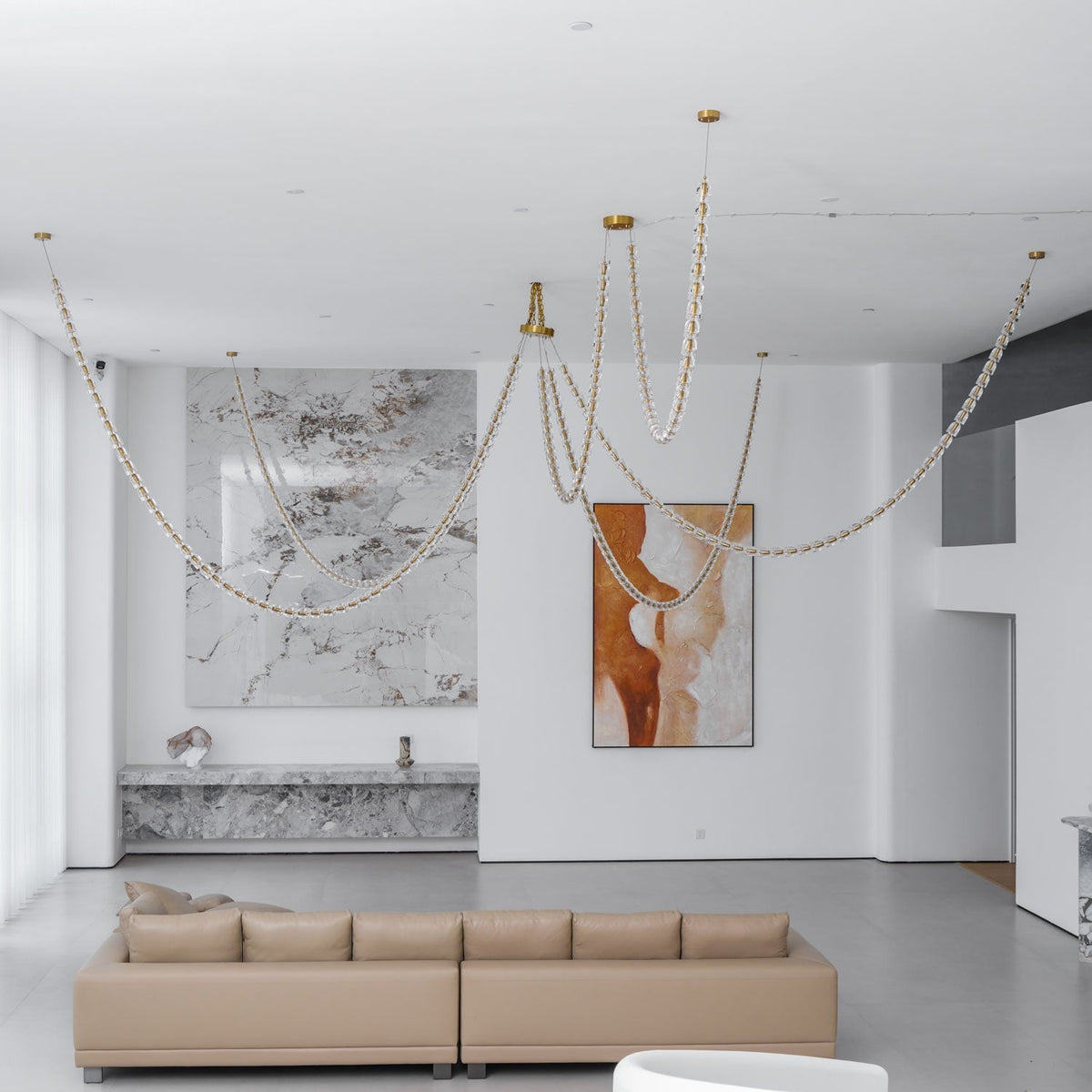 Nexus Oro lampadario in cristallo - 元字段测试