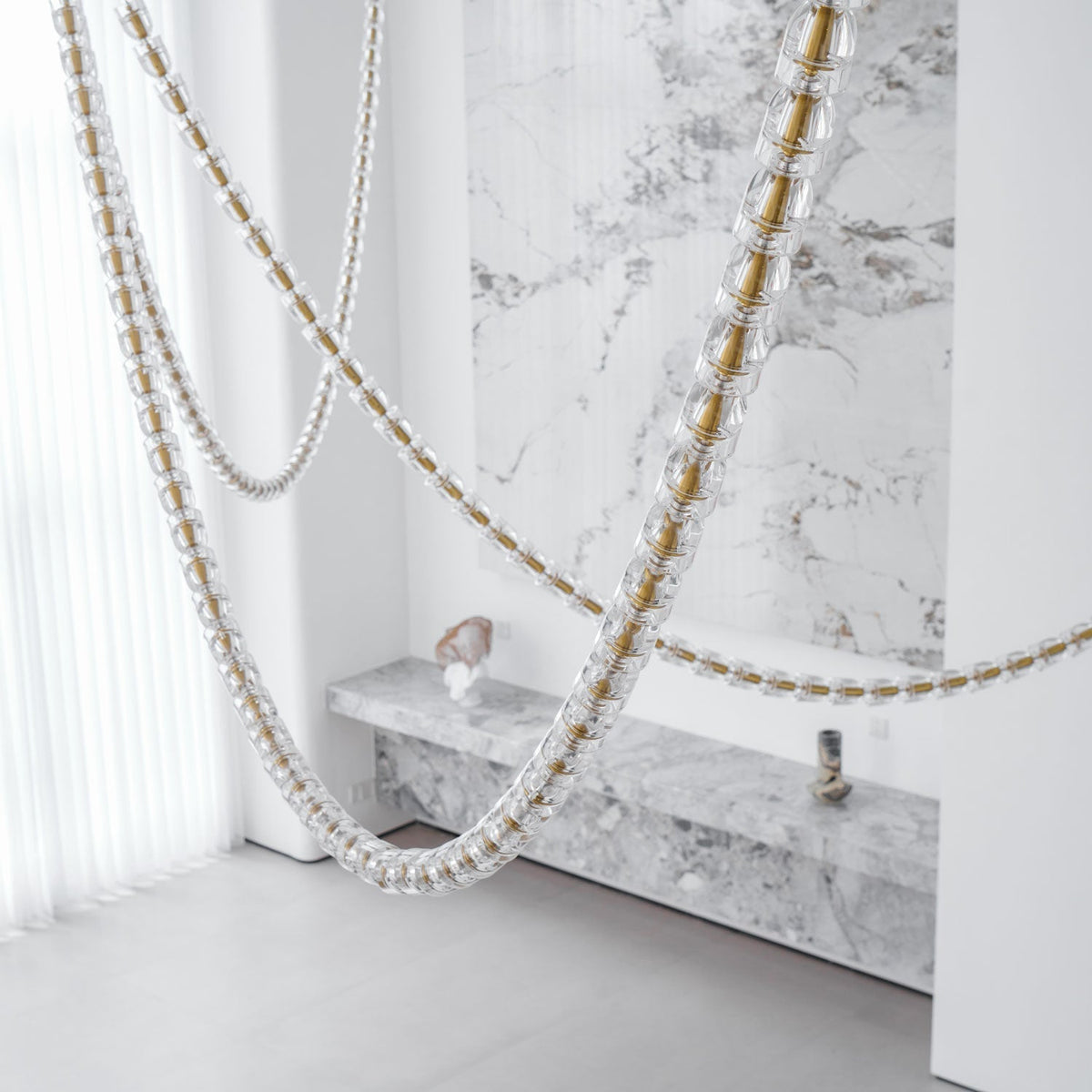 Nexus Oro lampadario in cristallo - 元字段测试