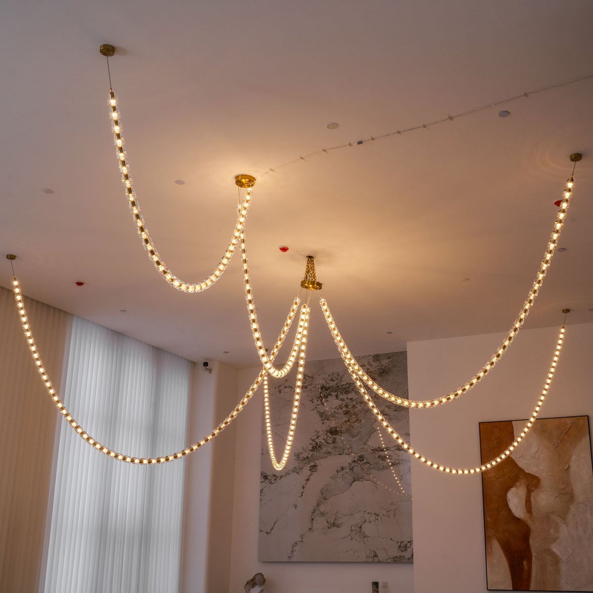 Nexus Oro lampadario in cristallo - 元字段测试