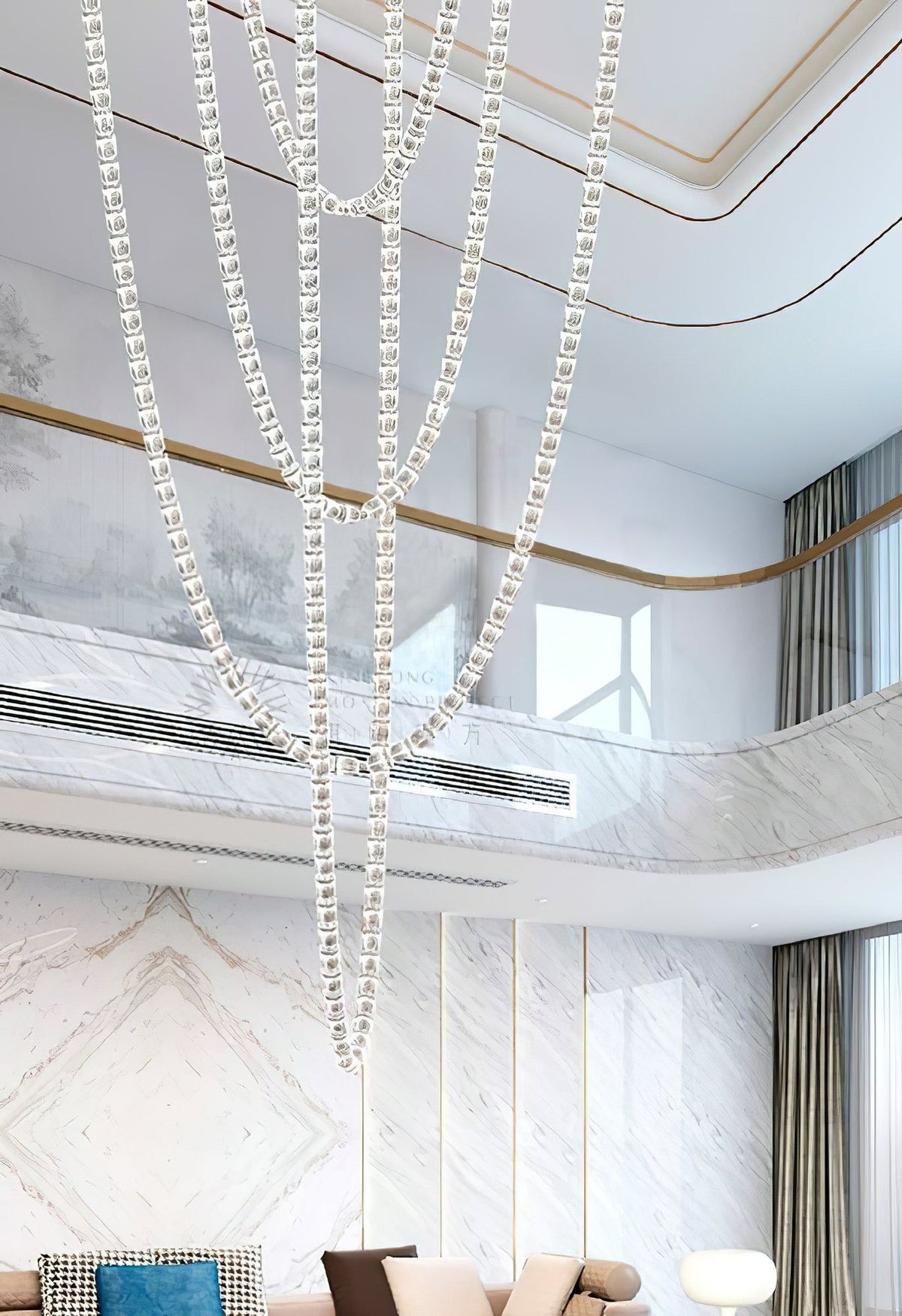 Nexus Oro lampadario in cristallo - 元字段测试