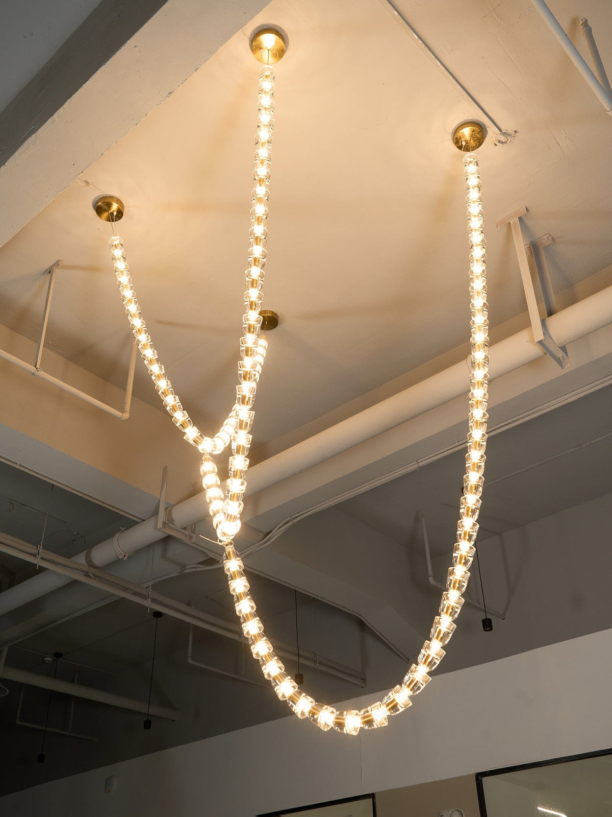 Nexus Oro lampadario in cristallo - 元字段测试