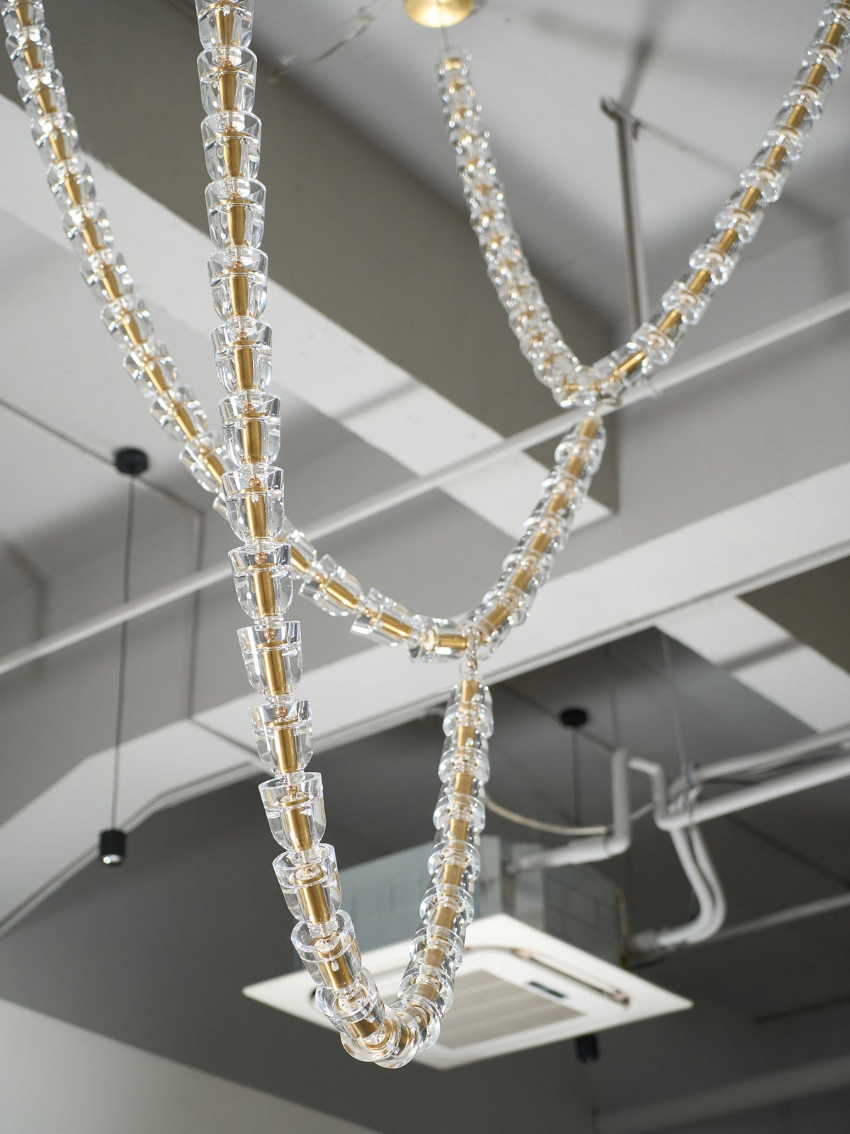Nexus Oro lampadario in cristallo - 元字段测试