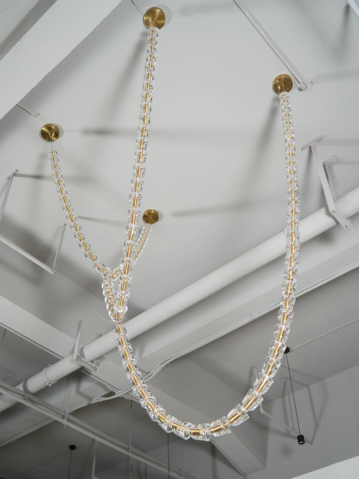 Nexus Oro lampadario in cristallo - 元字段测试