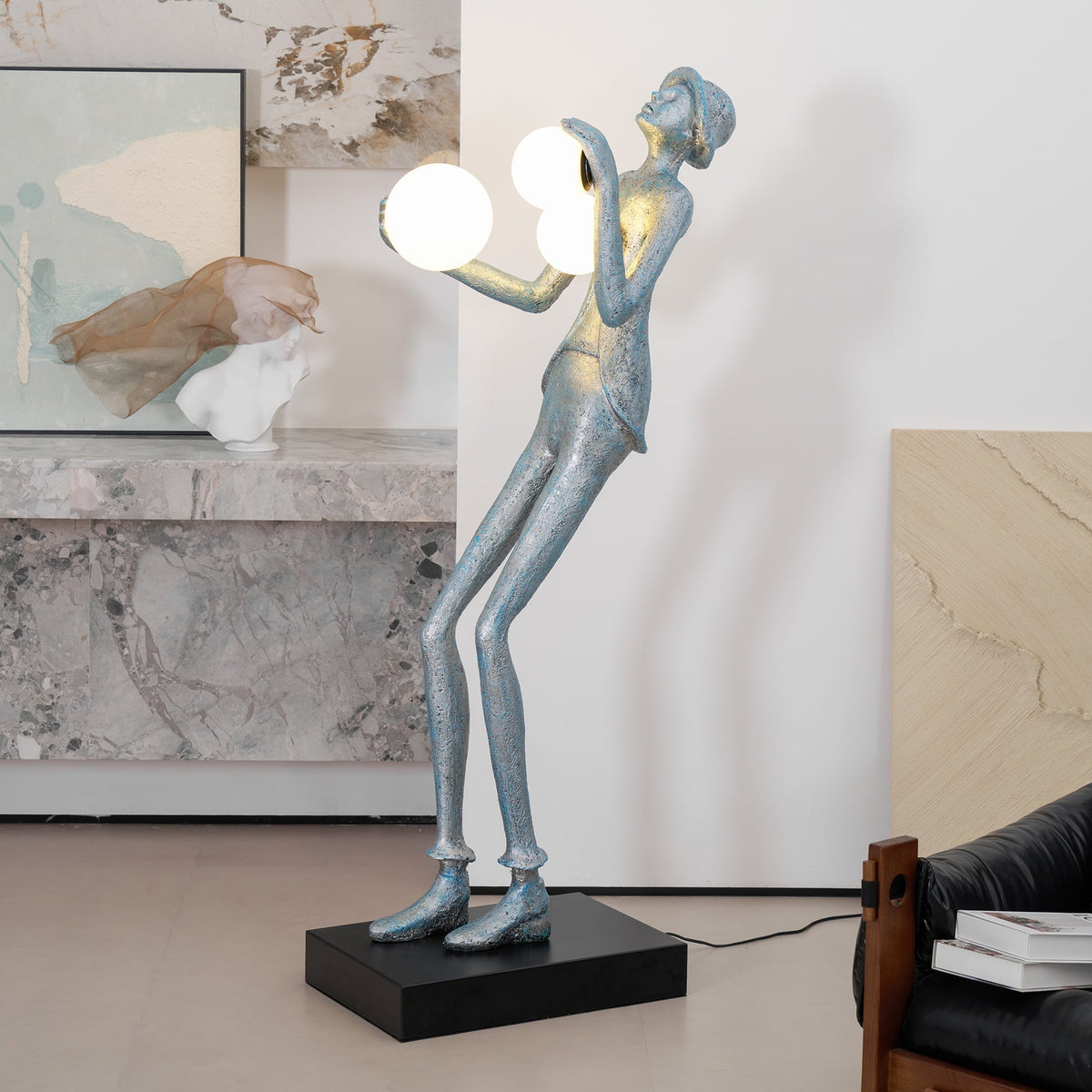 Seloia Gentleman Sculpture lampada da terra
