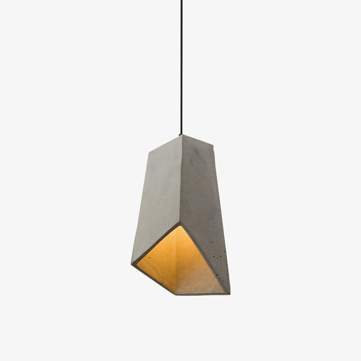 Geo lampada a sospensione industriale in cemento