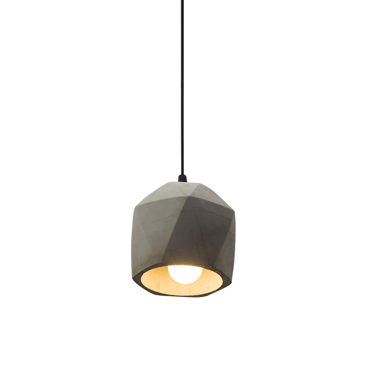 Geo lampada a sospensione industriale in cemento