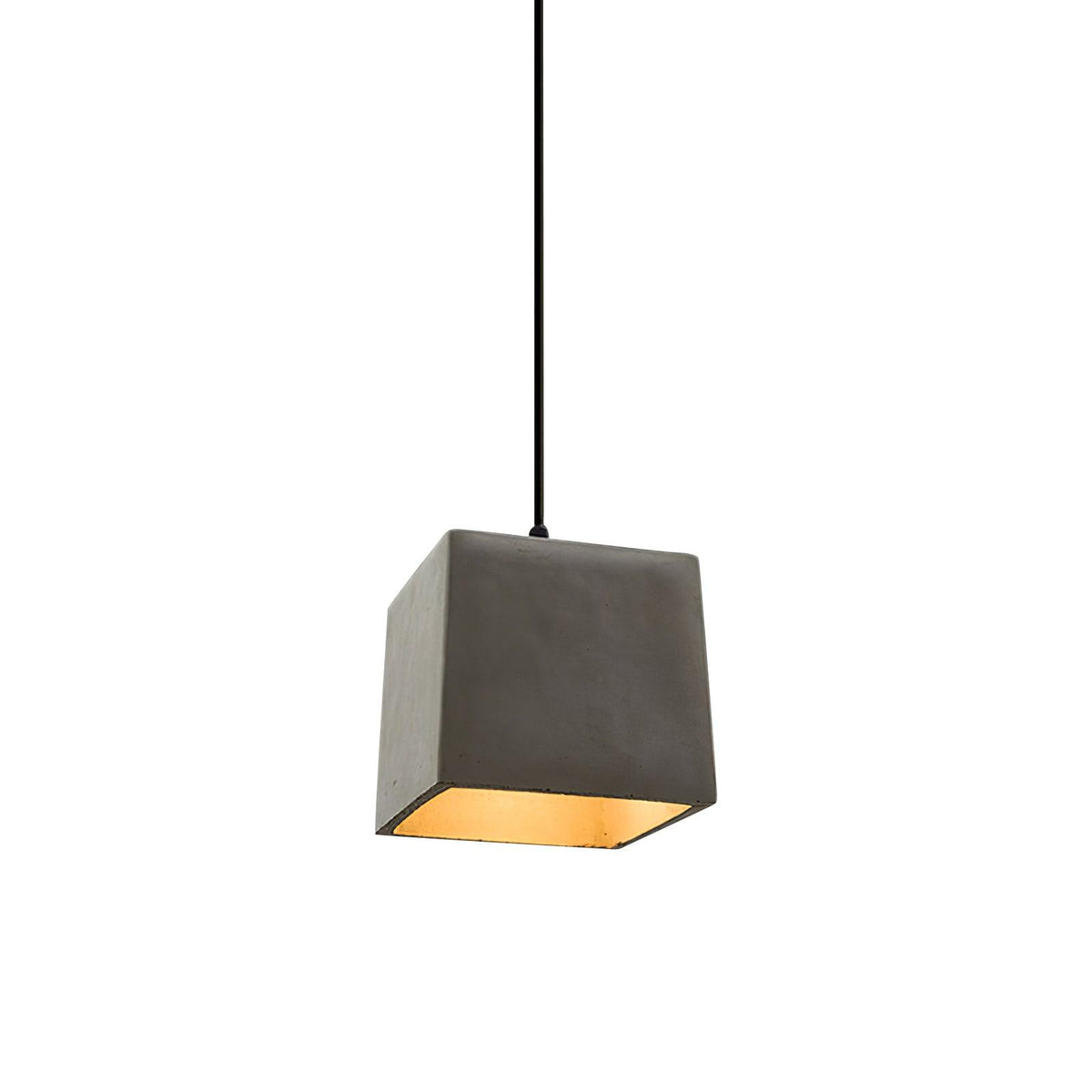 Geo lampada a sospensione industriale in cemento
