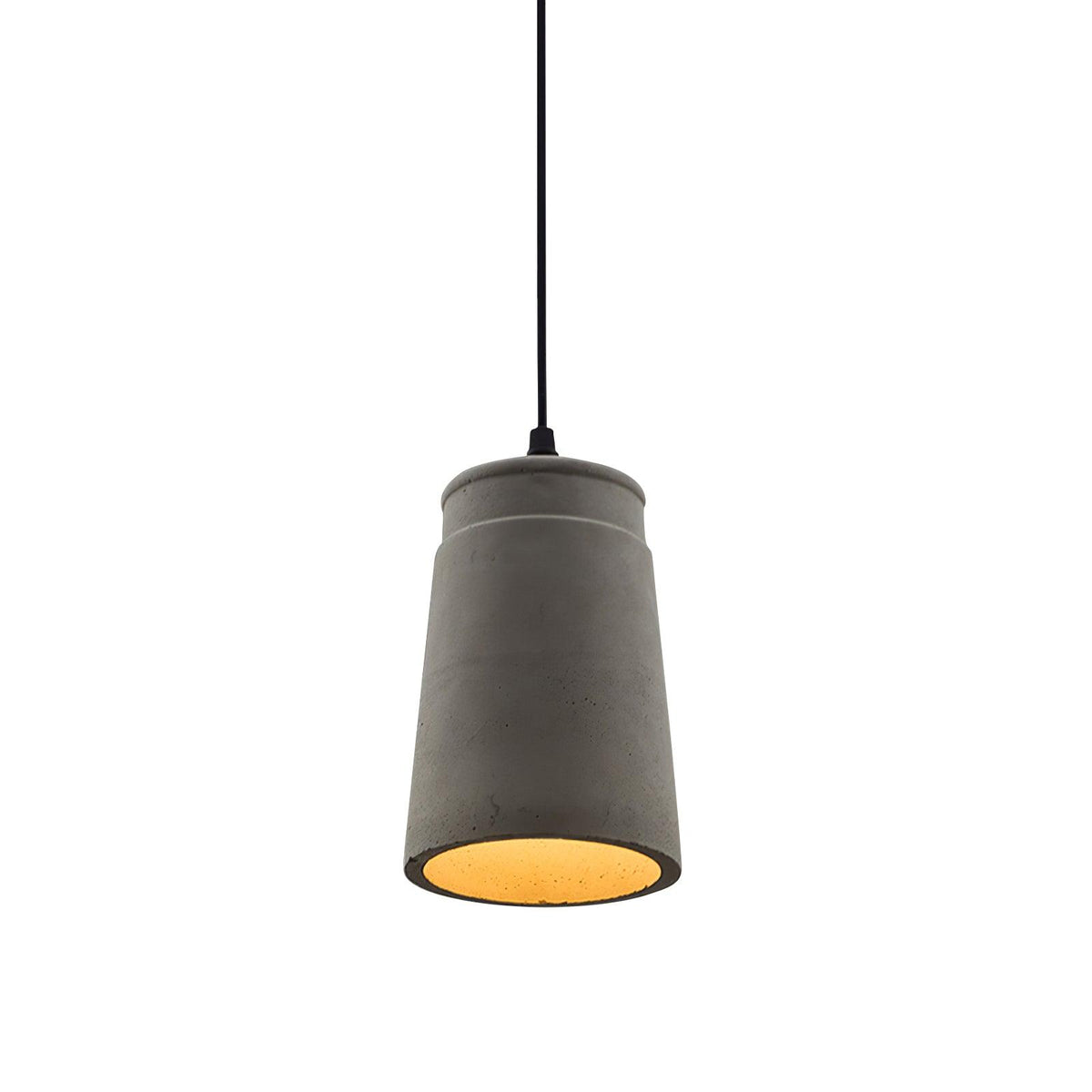 Geo lampada a sospensione industriale in cemento