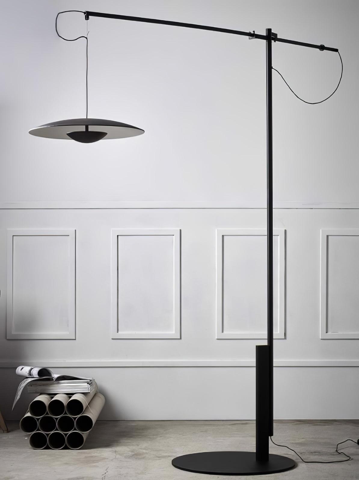 Ferinira lampada da terra in Alluminio minimalista