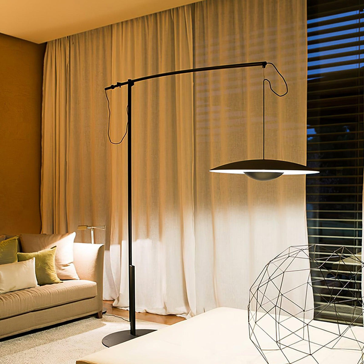 Ferinira lampada da terra in Alluminio minimalista